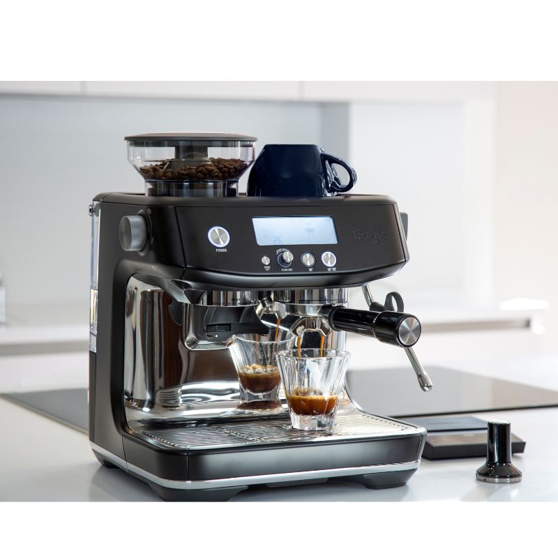 Light Gray Sage The Barista Pro Domestic Espresso Machine Black Truffle