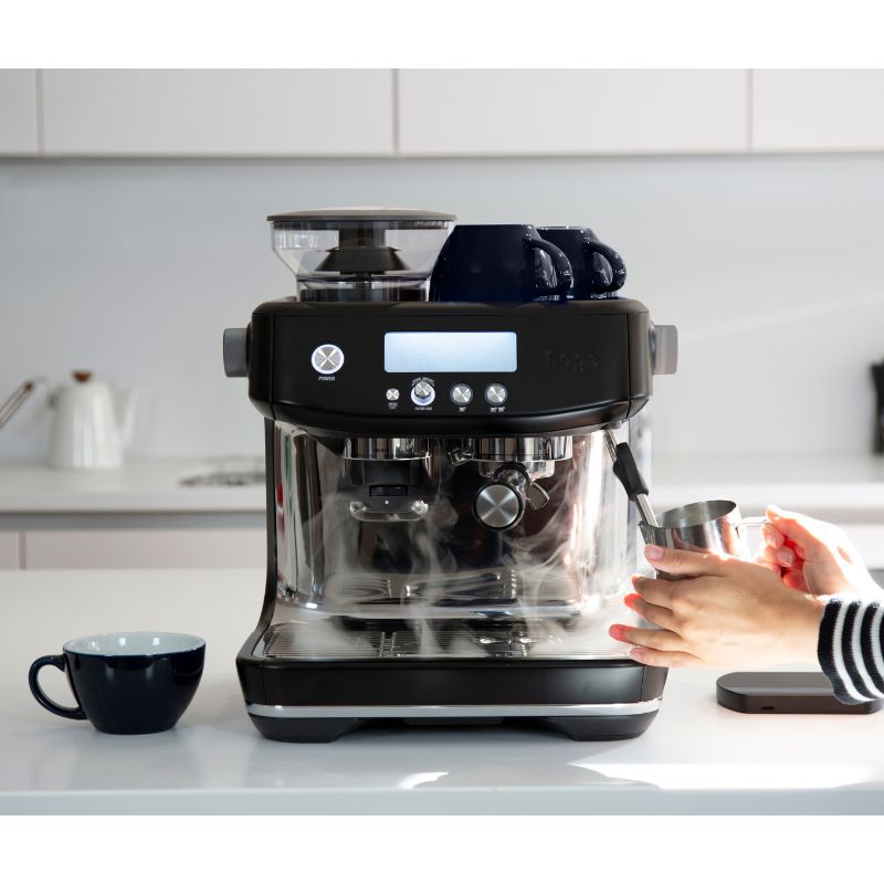 Gray Sage The Barista Pro Domestic Espresso Machine Black Truffle