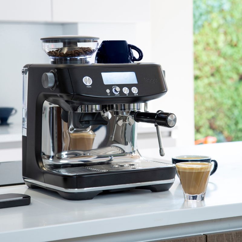 Light Gray Sage The Barista Pro Domestic Espresso Machine Black Truffle