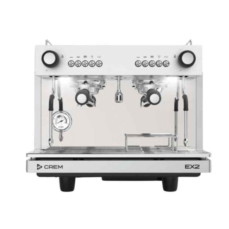 Light Gray CREM EX2 Traditional Espresso Machine 2 Group Mini/Compact