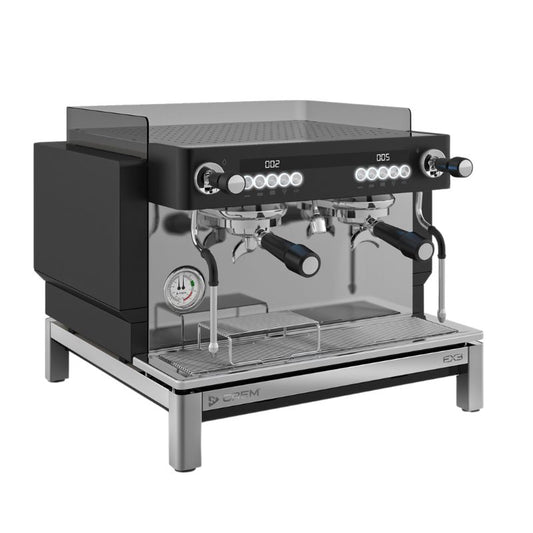 Dark Slate Gray CREM EX3 Espresso Machine 2 Group Display Mini/Compact