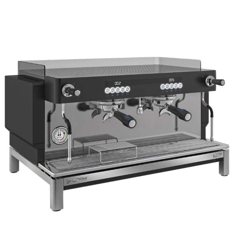 Dim Gray CREM EX3 Espresso Machine 2 Group Display