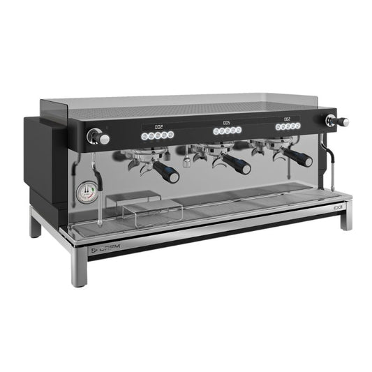 Light Slate Gray CREM EX3 Espresso Machine 3 Group Display