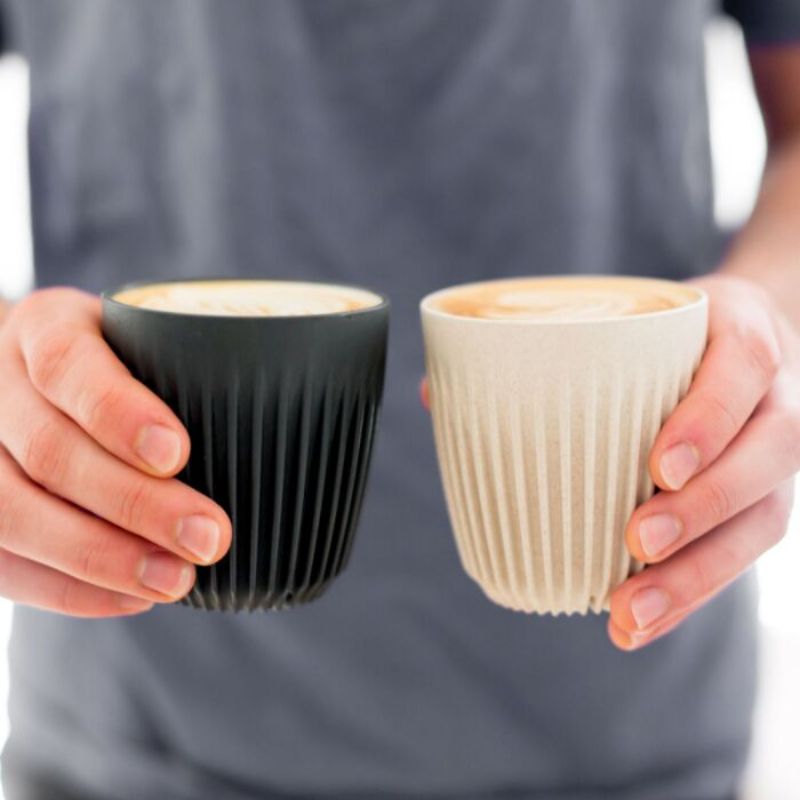 Dim Gray HuskeeCup Reusable Beverage Container and Lid