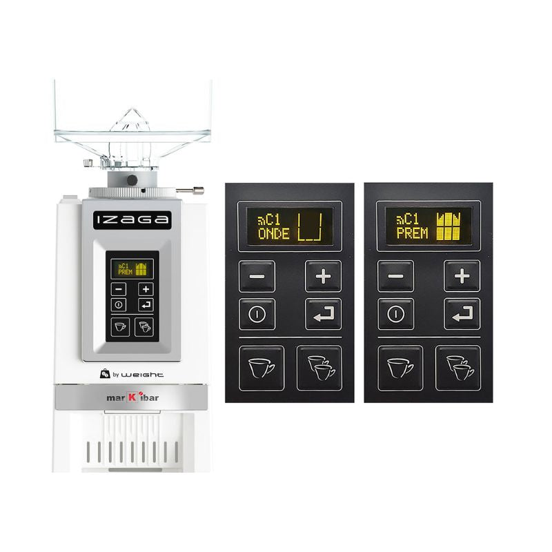 Light Gray Markibar IZAGA W Grind By Weight Coffee Grinder