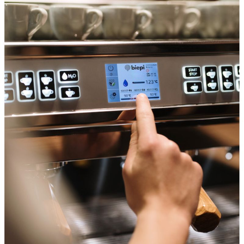 Dim Gray Biepi MC-1 BARISTA PRO Espresso Machine 2 Group