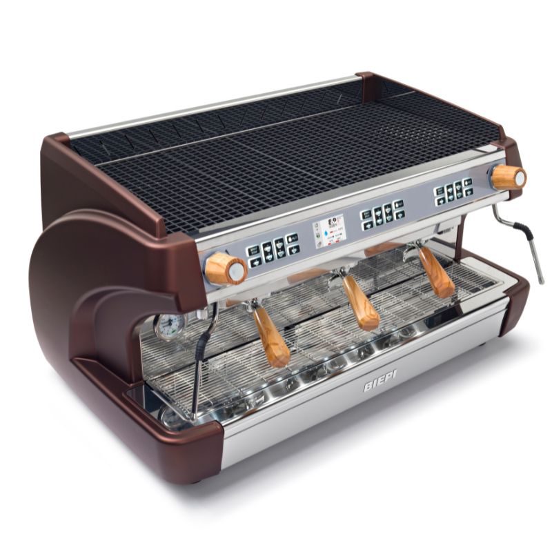 Dark Slate Gray Biepi MC-1 BARISTA PRO Espresso Machine 3 Group
