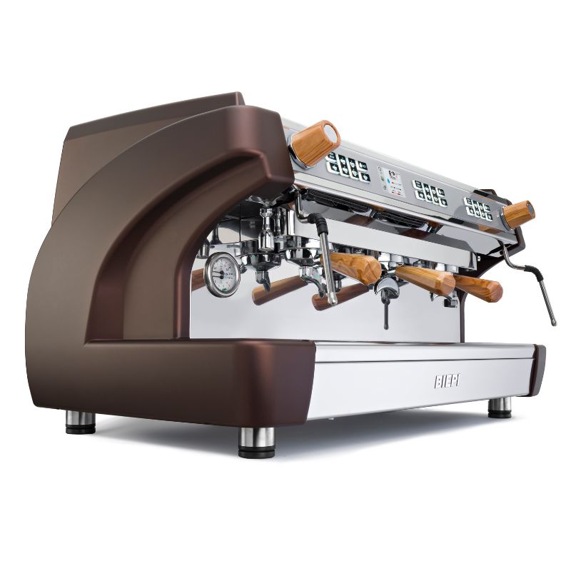 Dark Slate Gray Biepi MC-1 BARISTA PRO Espresso Machine 3 Group