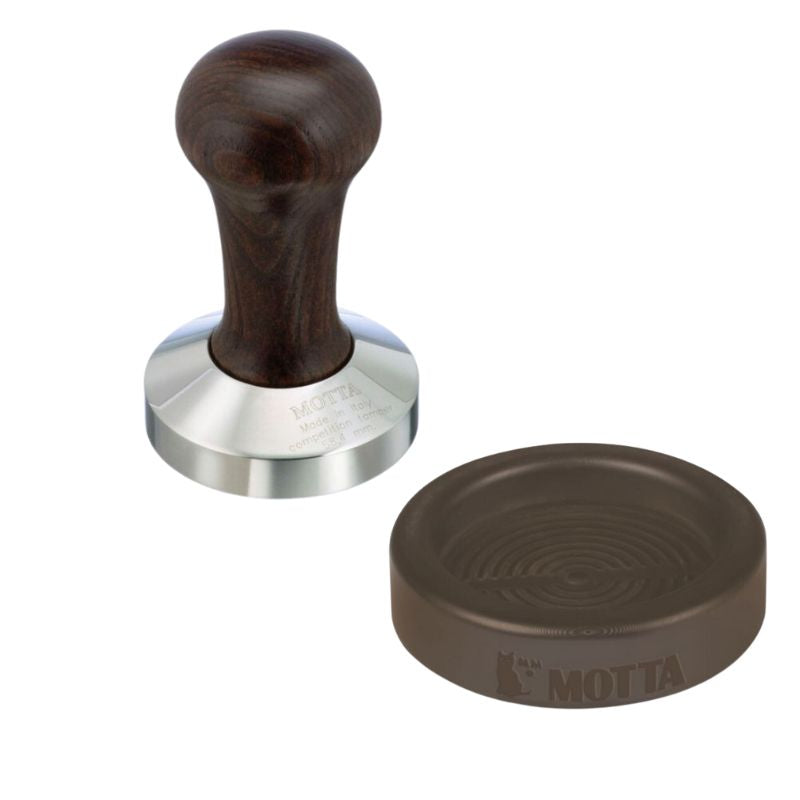 Dark Slate Gray Motta Competition Tamper 58.4mm and Tamper Holder