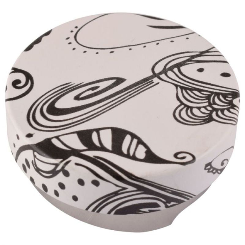 Light Gray Motta Coffee Levelling Tool Black and White 58mm