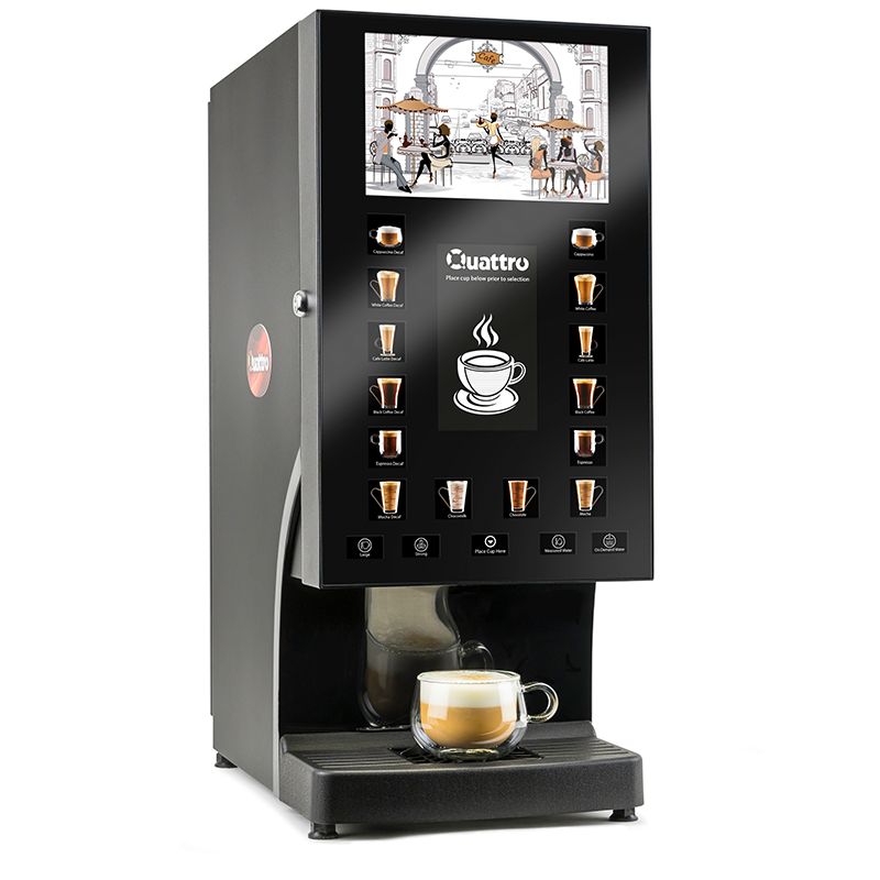 Dark Slate Gray Matrix QUATTRO CLASSIC Instant Coffee Machine