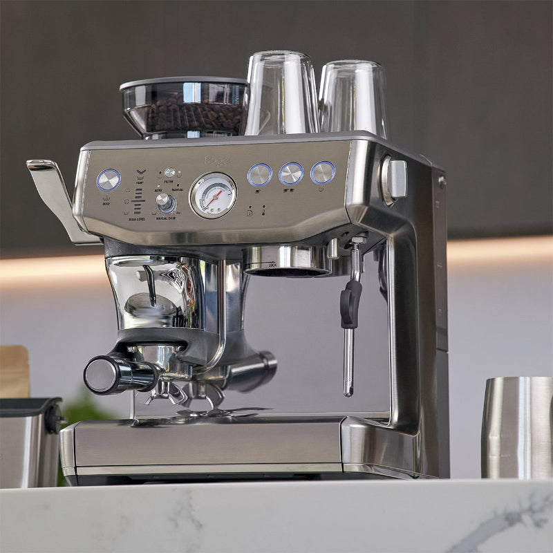 Slate Gray Sage Barista Express Impress Espresso Machine (Stainless Steel)
