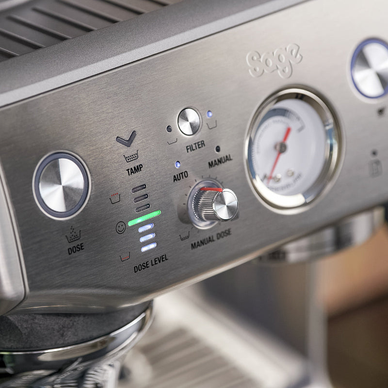 Slate Gray Sage Barista Express Impress Espresso Machine (Stainless Steel)