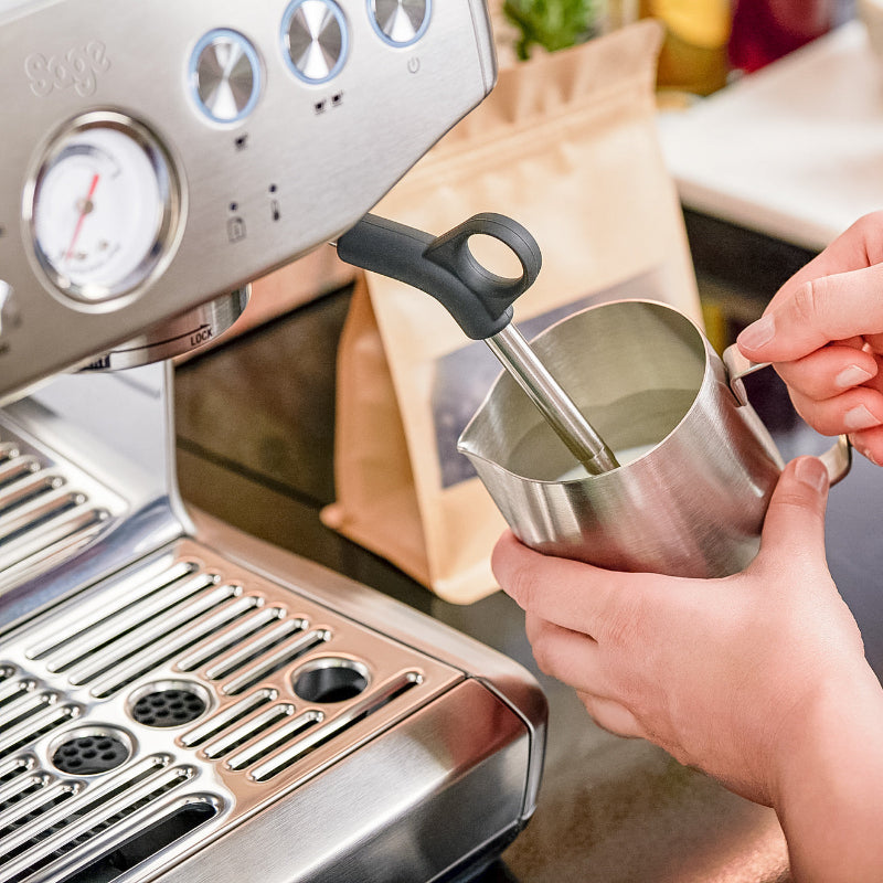 Gray Sage Barista Express Impress Espresso Machine (Stainless Steel)