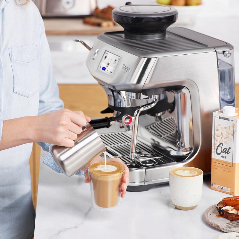 Light Gray Sage Barista Touch Impress 1 Group Domestic Espresso Machine