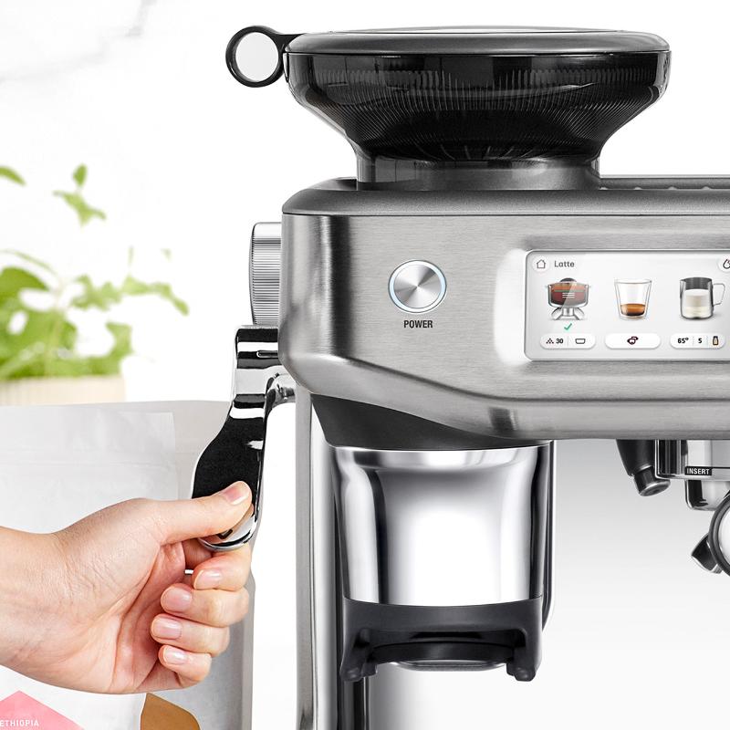 Light Gray Sage Barista Touch Impress 1 Group Domestic Espresso Machine