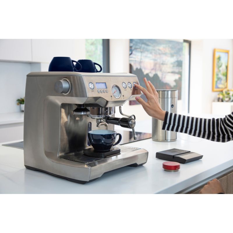 Light Gray Sage The Dual Boiler Domestic Espresso Machine Stainless Steel