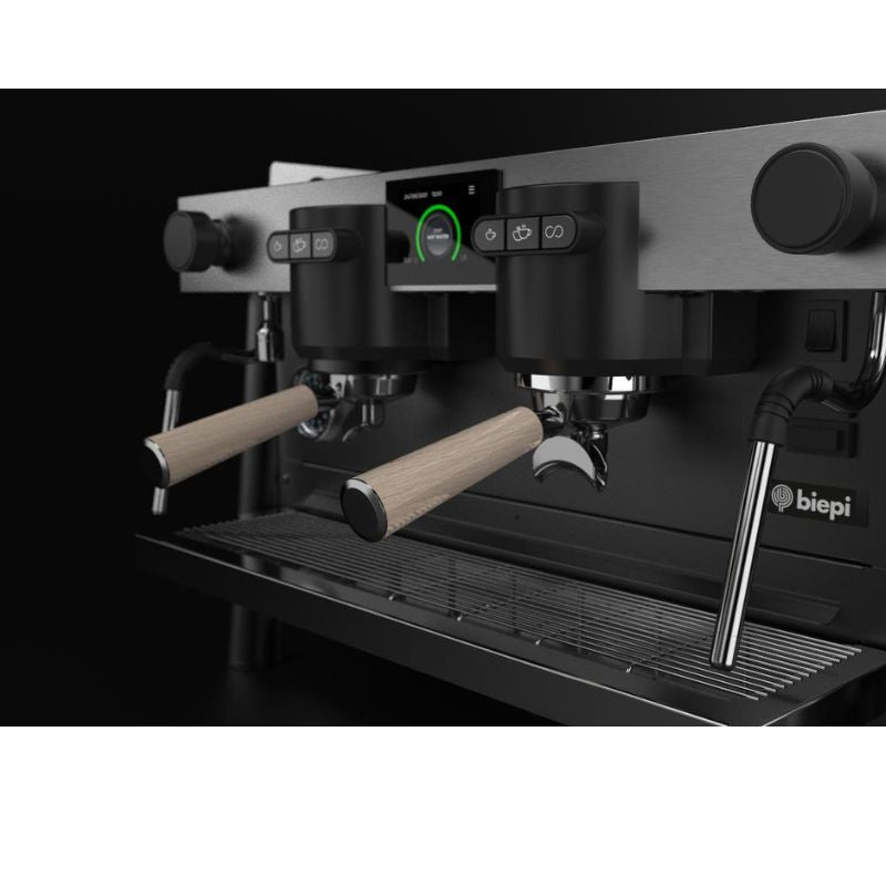 Black Biepi UPTOWN PRO Espresso Machine 2 Group