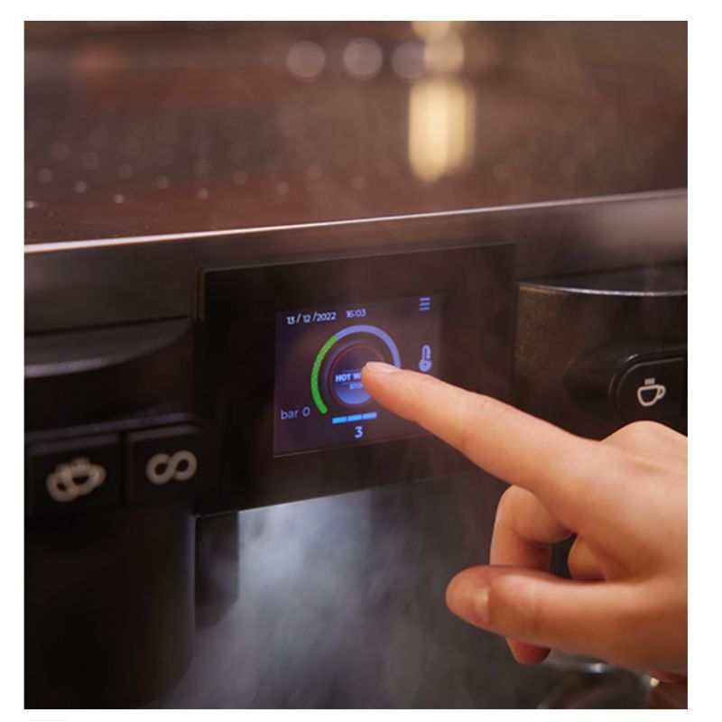 Dark Slate Gray Biepi UPTOWN PRO Espresso Machine 2 Group