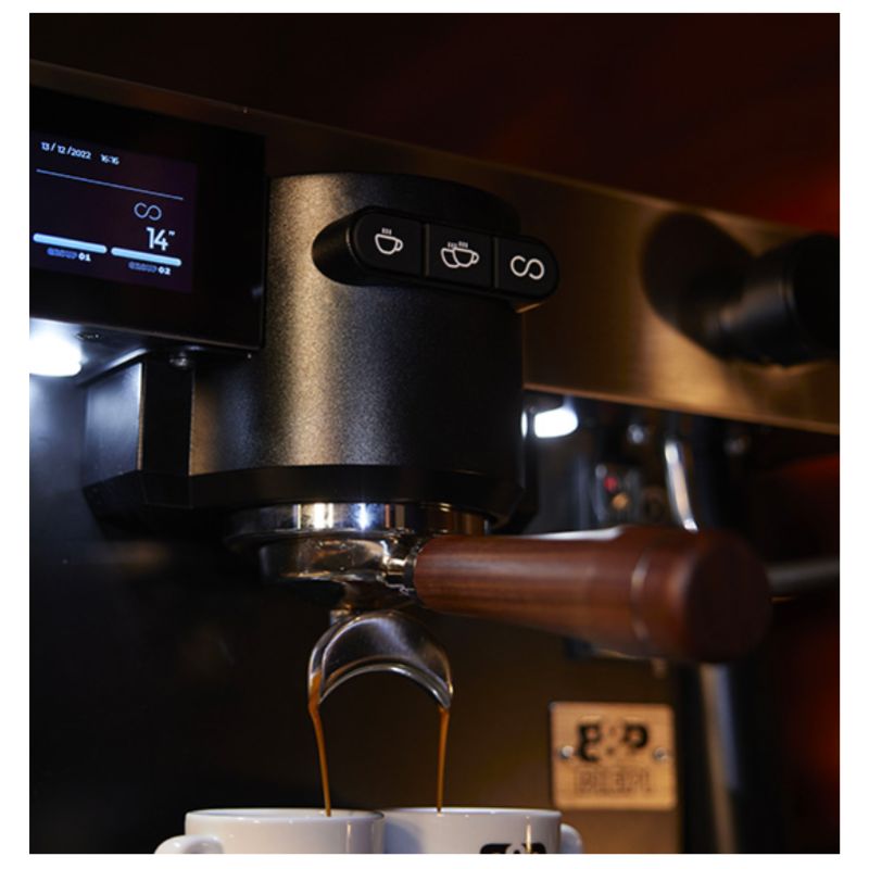 Black Biepi UPTOWN PRO Espresso Machine 2 Group