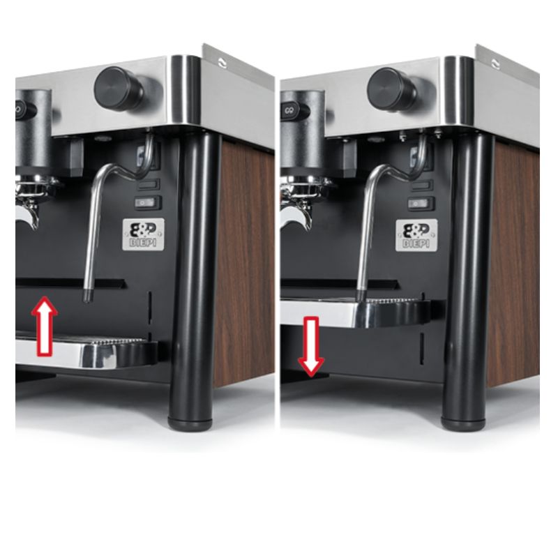 Dark Slate Gray Biepi UPTOWN PRO Espresso Machine 2 Group
