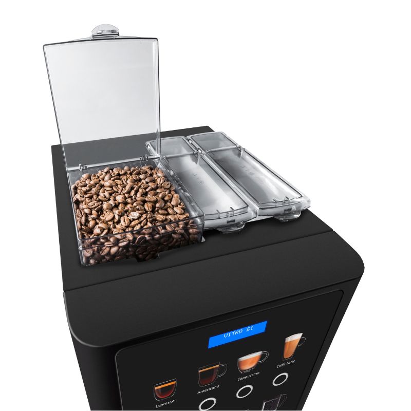 Light Gray Coffetek (Azkoyen) VITRO S1 ESPRESSO Bean to Cup Machine