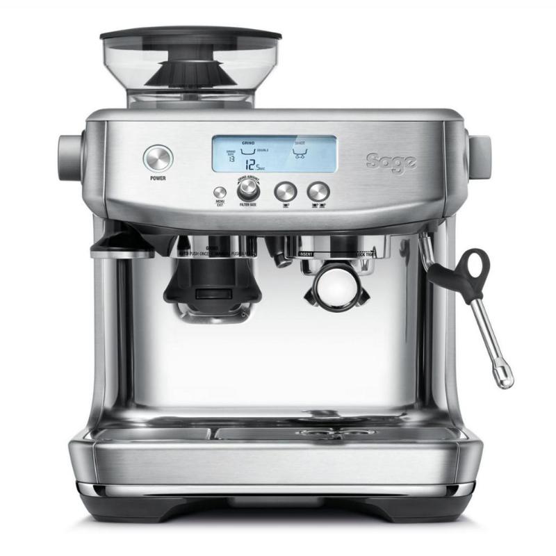 Light Gray Sage The Barista Pro Domestic Espresso Machine Stainless Steel