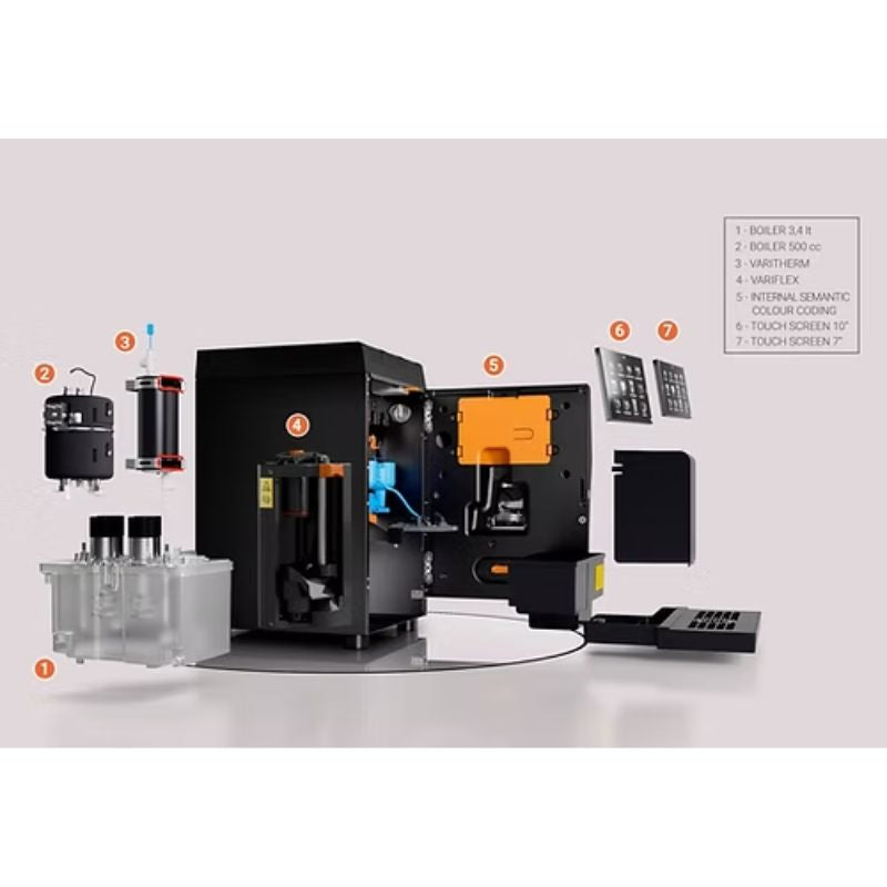 Rhea rhTT1 V+ VHO Bean to Cup Espresso Machine
