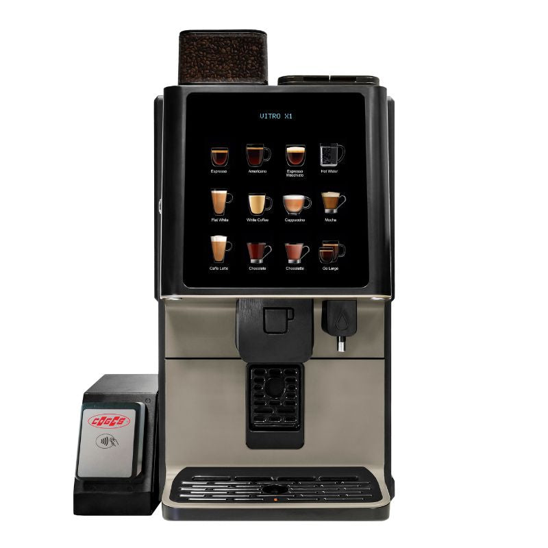 Black Coffetek (Azkoyen) VITRO X1 ESPRESSO Bean to Cup Machine